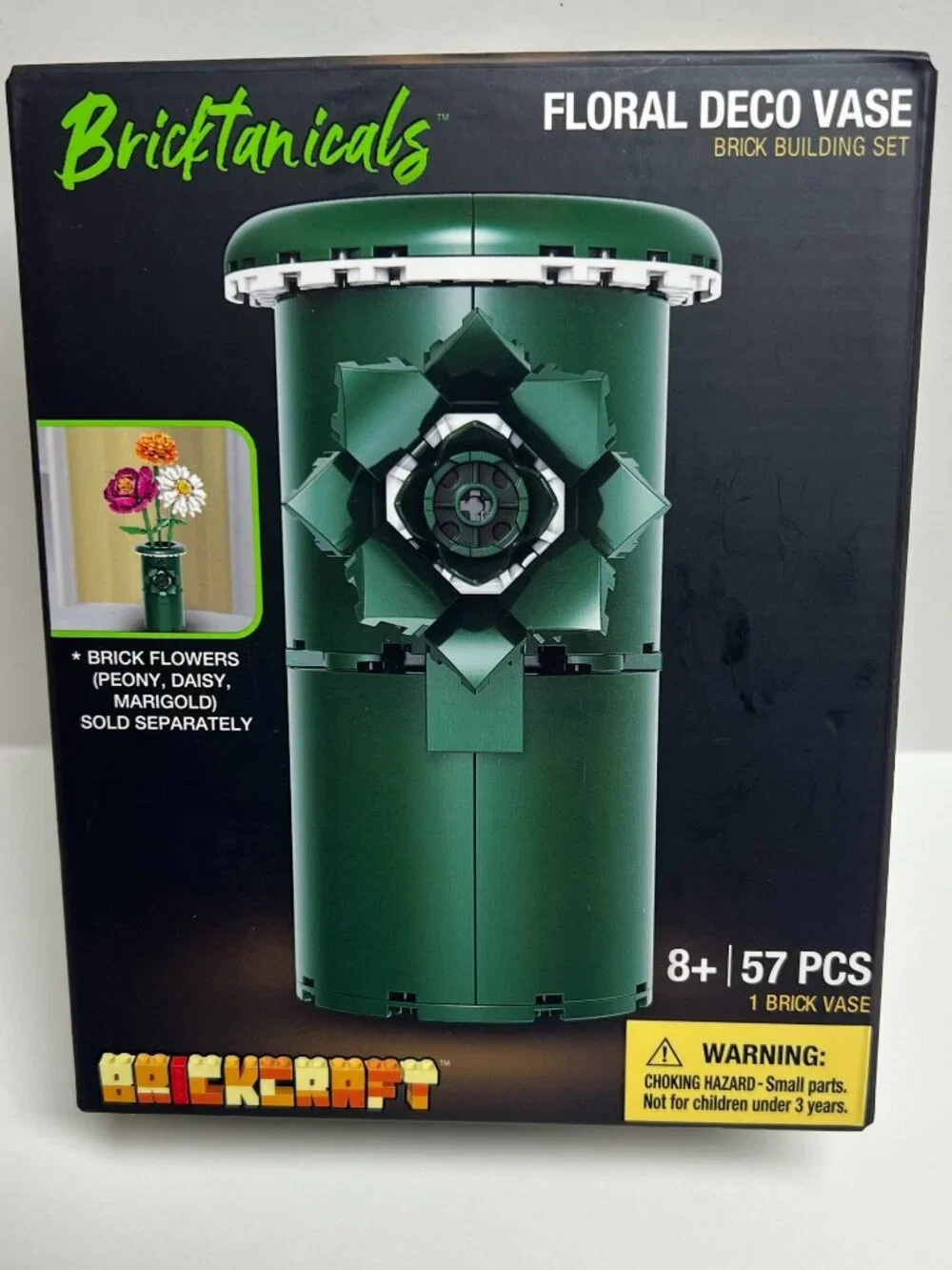 FLORAL VASE Bricktanicals Botanical Brickcraft Building Brick Set